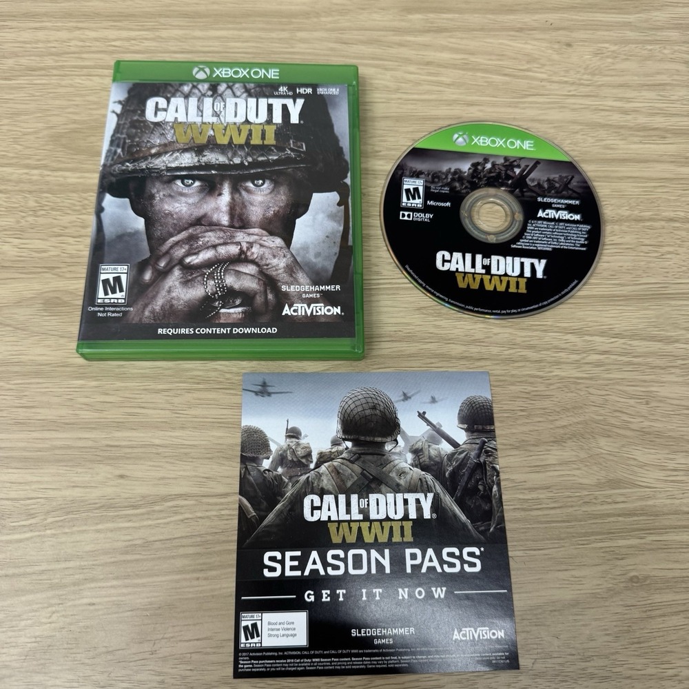 Call of Duty: WWII WW2 - Microsoft Xbox One CIB Tested Working